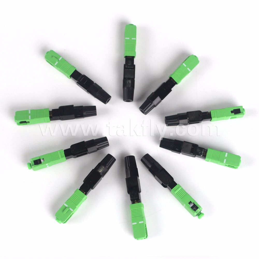 FTTH Sc/APC Fiber Optic Quick Field Assembly Fast Connector for CATV Network