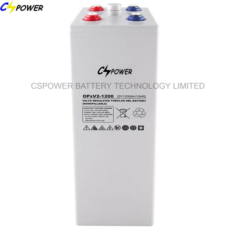 Cspower Opzv Battery 2V 1200ah for Solar Power