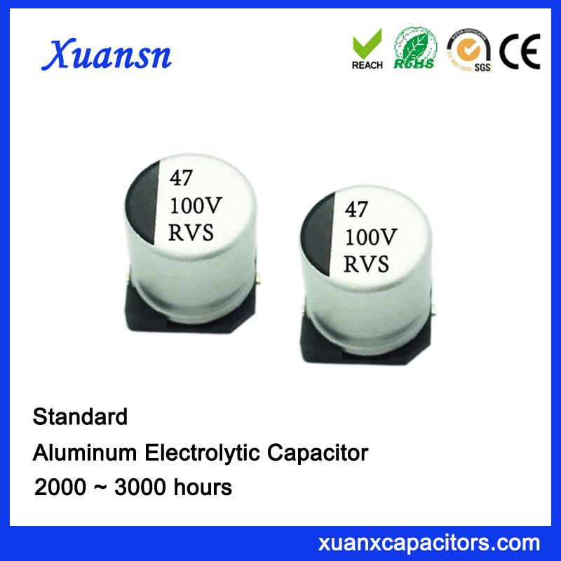 100V High Voltage SMD Aluminum Electrolytic Capacitor