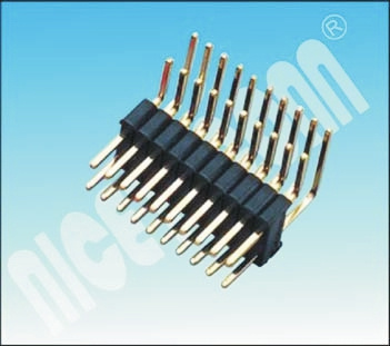 pH: 1.0mm Dual Rows Pin Header Connector Right Angle Pin