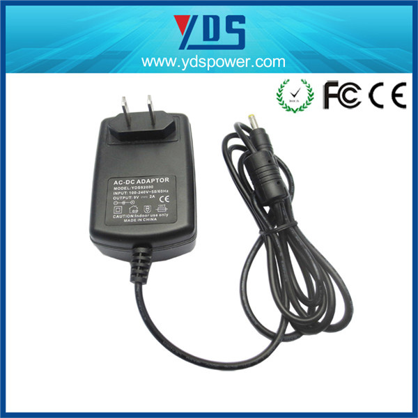 9V 2A Us Wall Plug Adapter