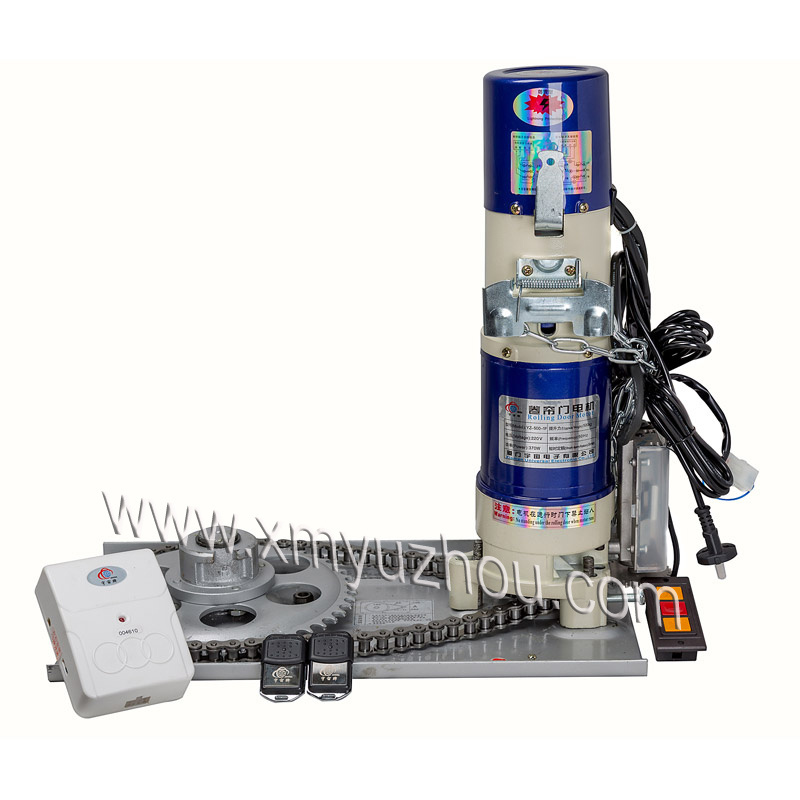 Side Motor for Rolling Door Using