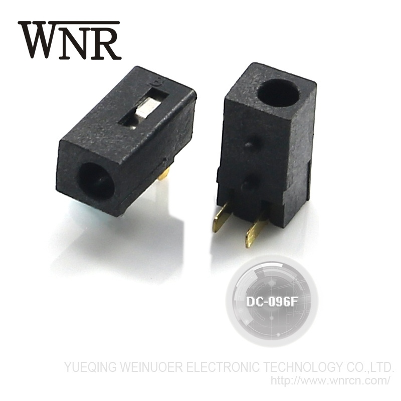 Fine Quality DC Power Jack, High Temperature Resistance 2 Pin SMD DC Power Jack DC-096f