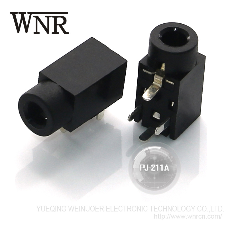 2.5mm Audio Jack Pj-211A Stereo Mono Phone Jack