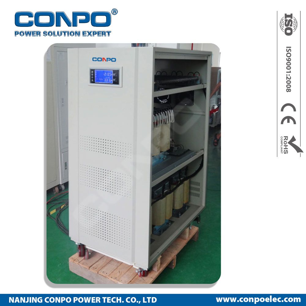 SJW-WB-120K, 150K, 200kVA 3phase Intelligent Microchip (CPU) , Non-Contact Voltage Stabilizer/Regulator