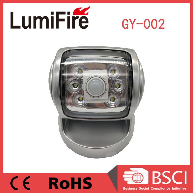 Super Bright 6 LED +Sensor Probe Sensor LED Light