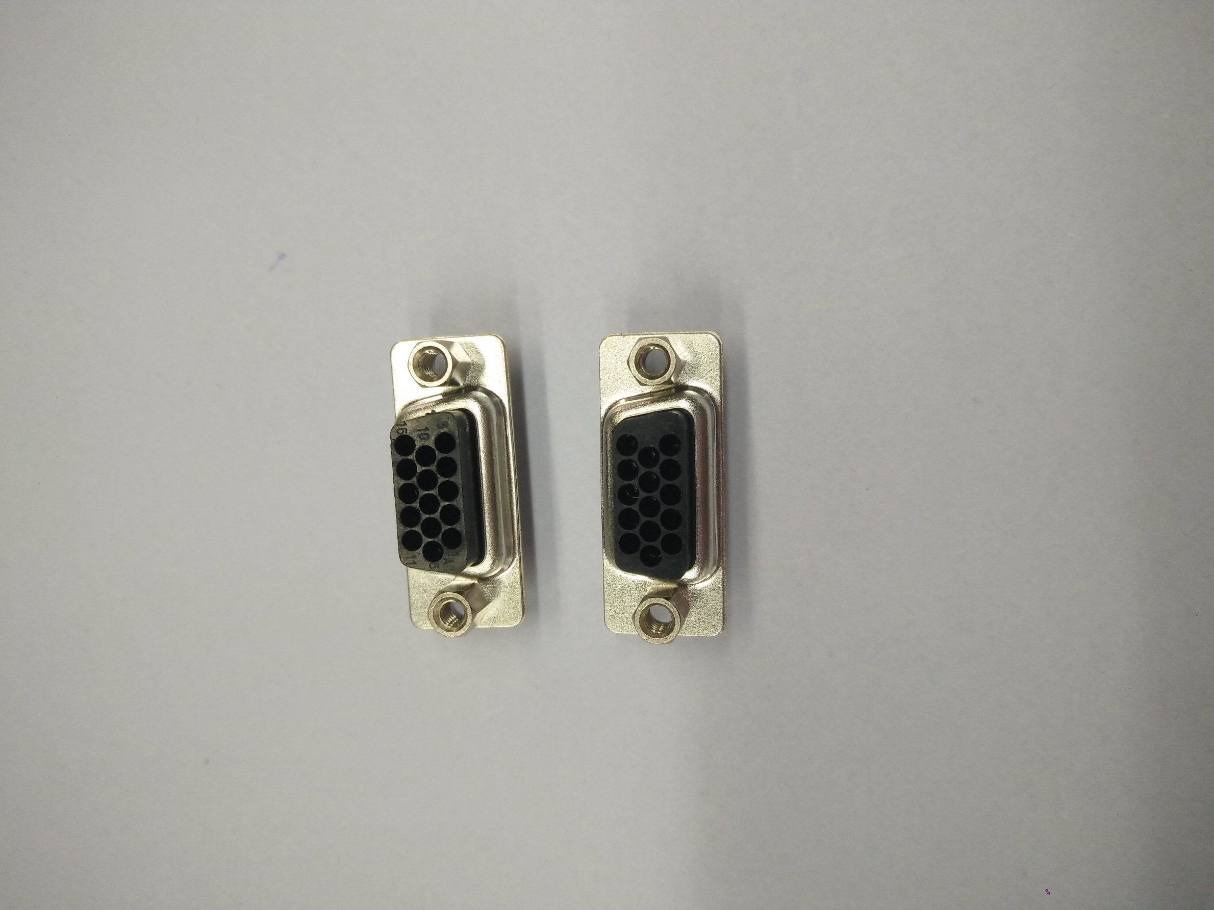 Soldering Line 3 Row dB-15 Male 15pin VGA D-SUB Connector