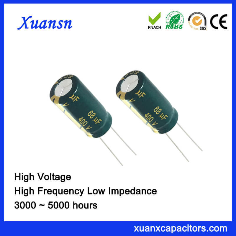 Electronics Capacitor Electrolytic 400V 68UF High Frequency