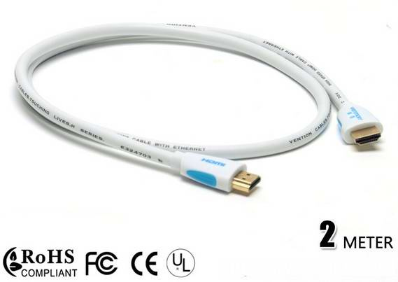 Vw-1 HDMI Cable 2m V1.4 1080P Support 3D