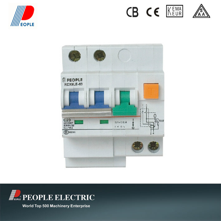 Earth Leakage Circuit Breakers 10ka (RDX6LE-63) 2p