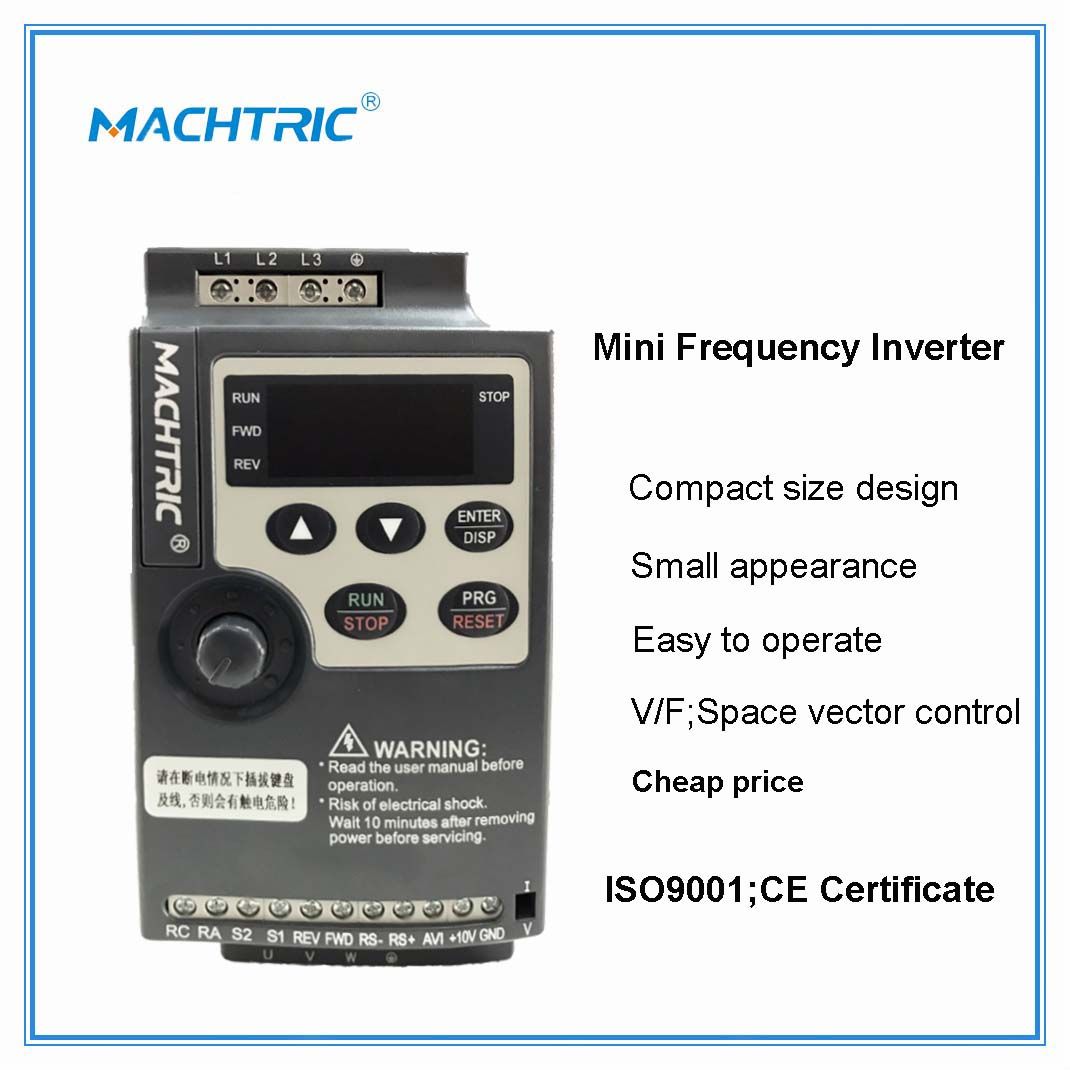 220V 50/60Hz 3phase AC-DC-AC Variable Frequency Drive for Motors