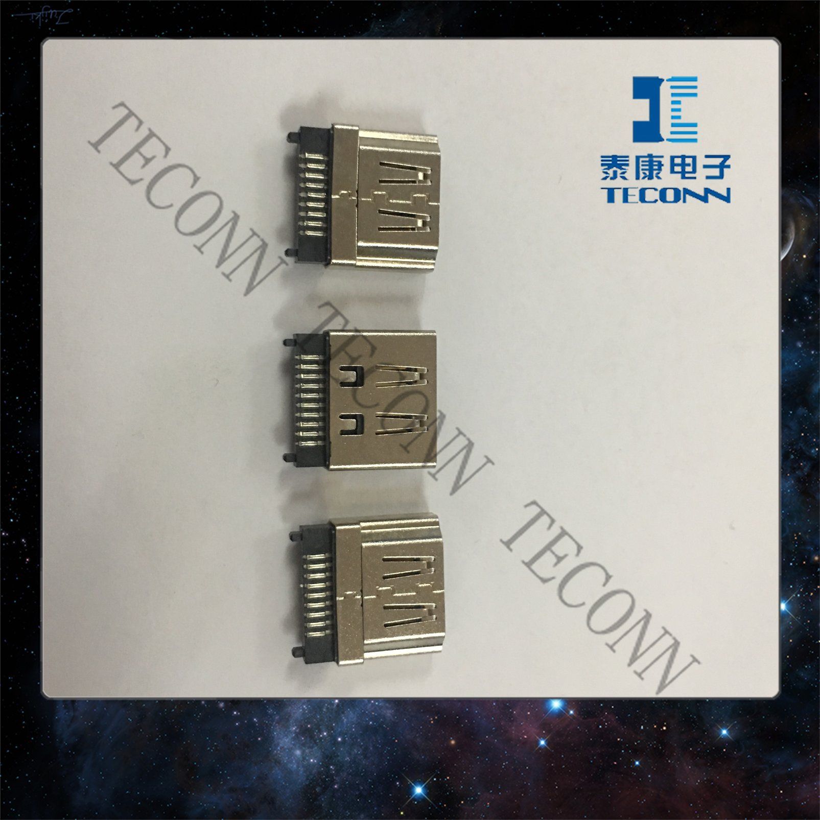 HDMI-a Type A1119b1-B Receptacle Connector