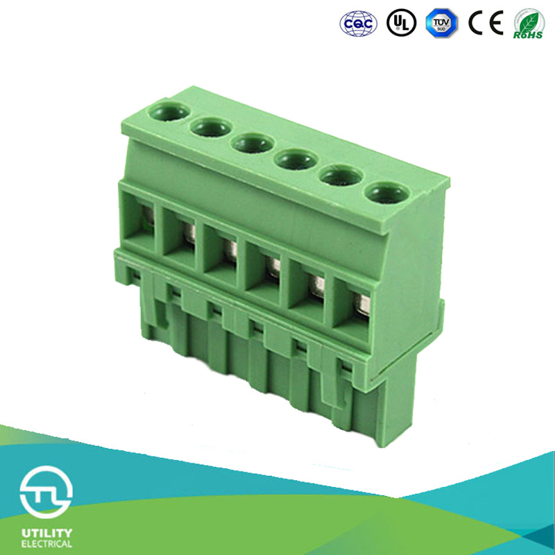 5.0mm 5.08mm Pitch Screw Rising PCB Terminal Block
