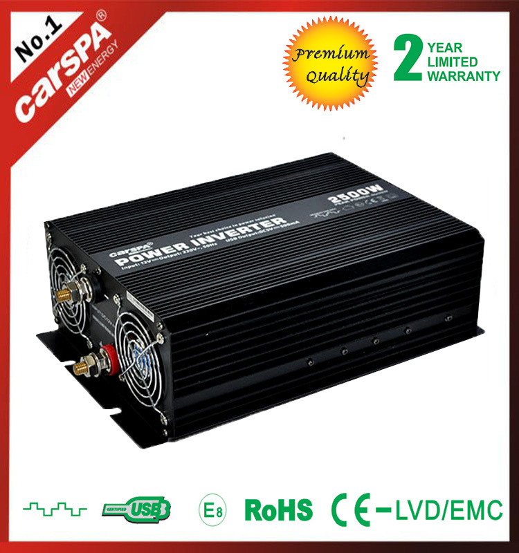 DC 12V to AC 220V 2500W modified sine wave home power inverter