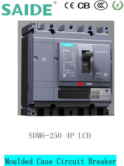 Intelligent LCD display Moulded Case Circuit Breaker