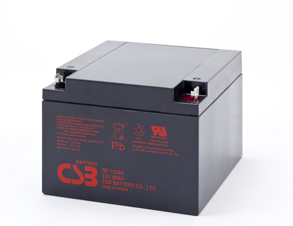 Csb 12V26ah UPS Rechargeable Battery Gp 12260