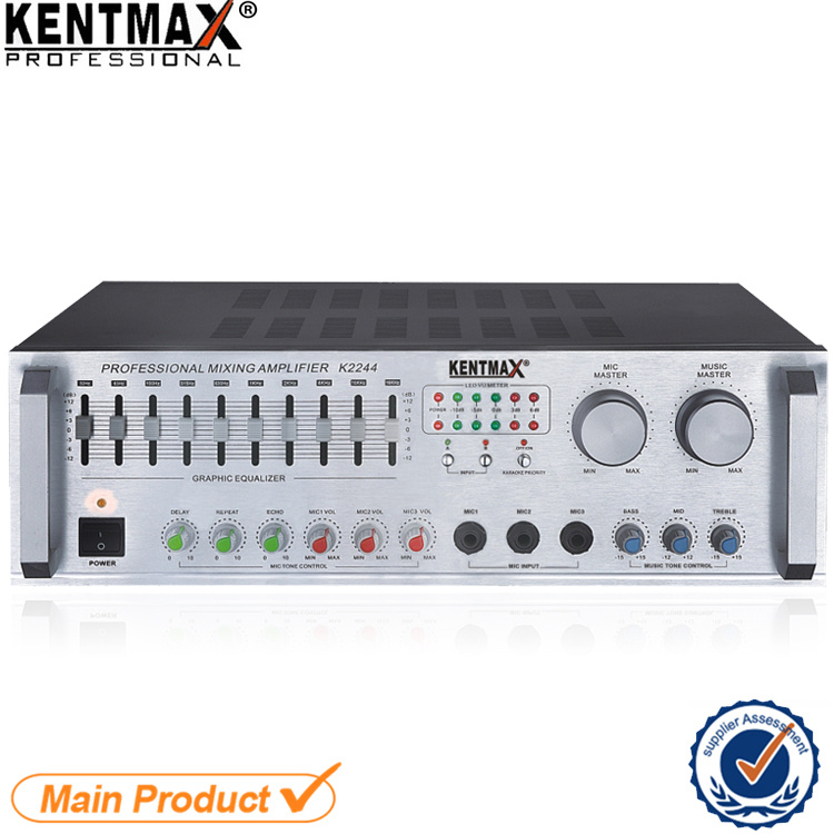 Home Series 2CH Audio Amplifier with USB SD VFD Display