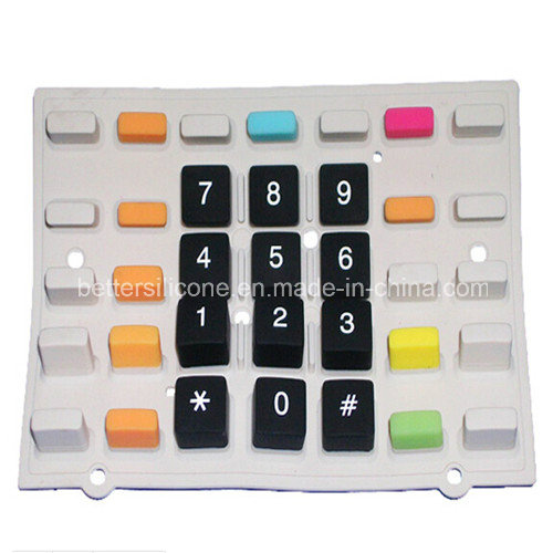 Silicone Rubber Double Color Keypad