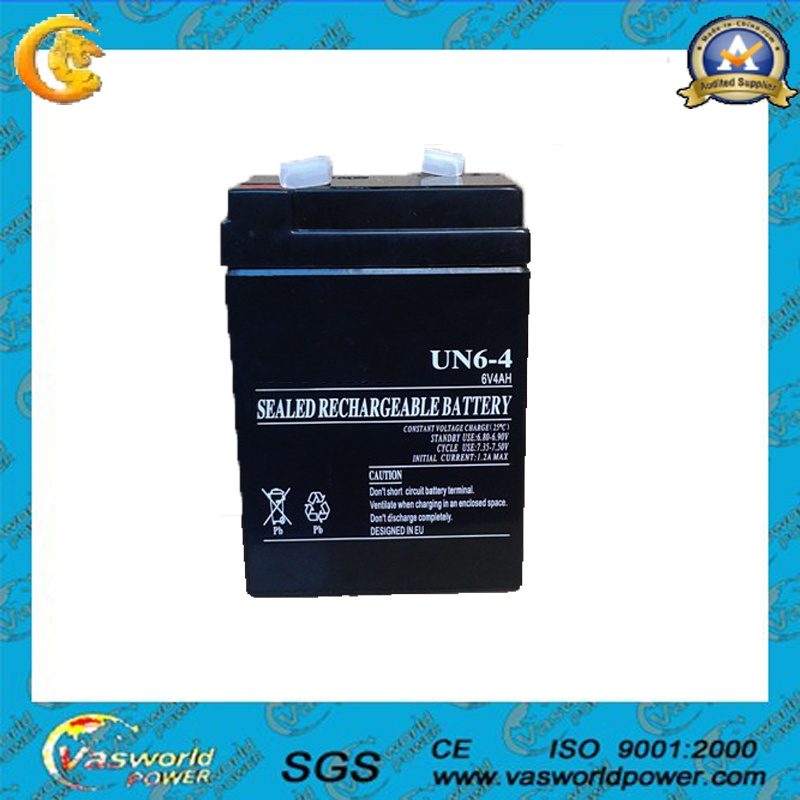 Rechargeable 6V 4ah AGM Battery for Emergency Power System