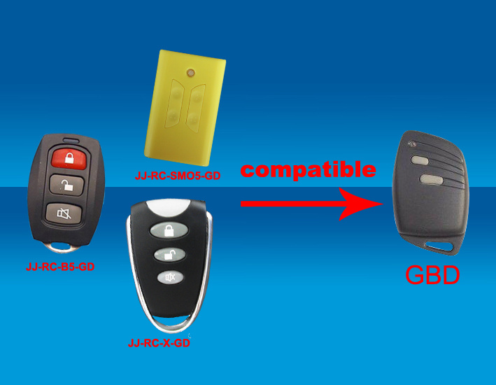 Compatible Remote Keyfob (JJ-RC-X-GD)