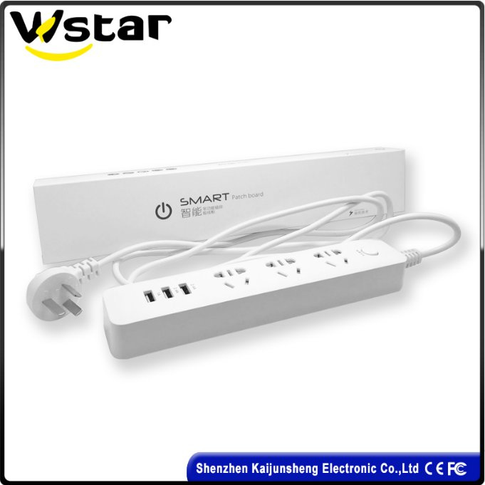 Power Strip Three Outlet Three USB Port C888-C