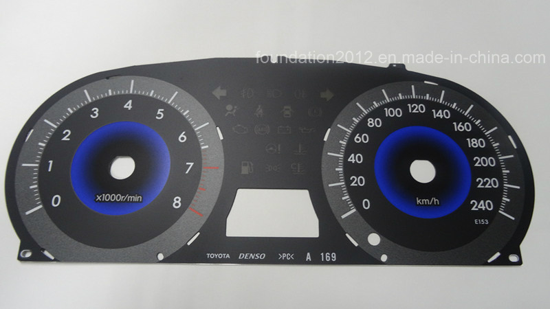 Silk Screen Tactile Black Graphic Overlay Membrane Switch