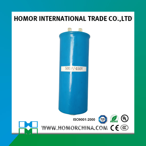 Cbb65 Air Conditioner Capacitor with Blue Cover