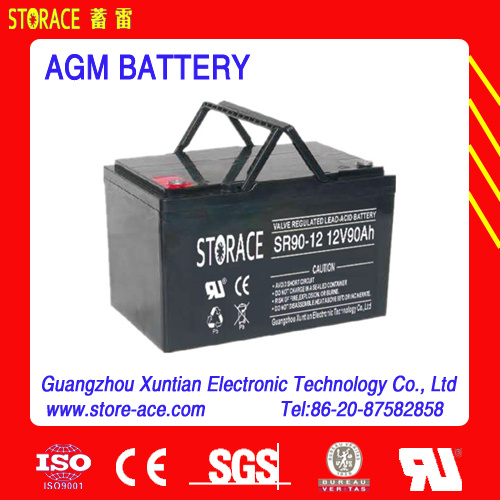 Valve Regulated Battery 12V 90ah for Power System