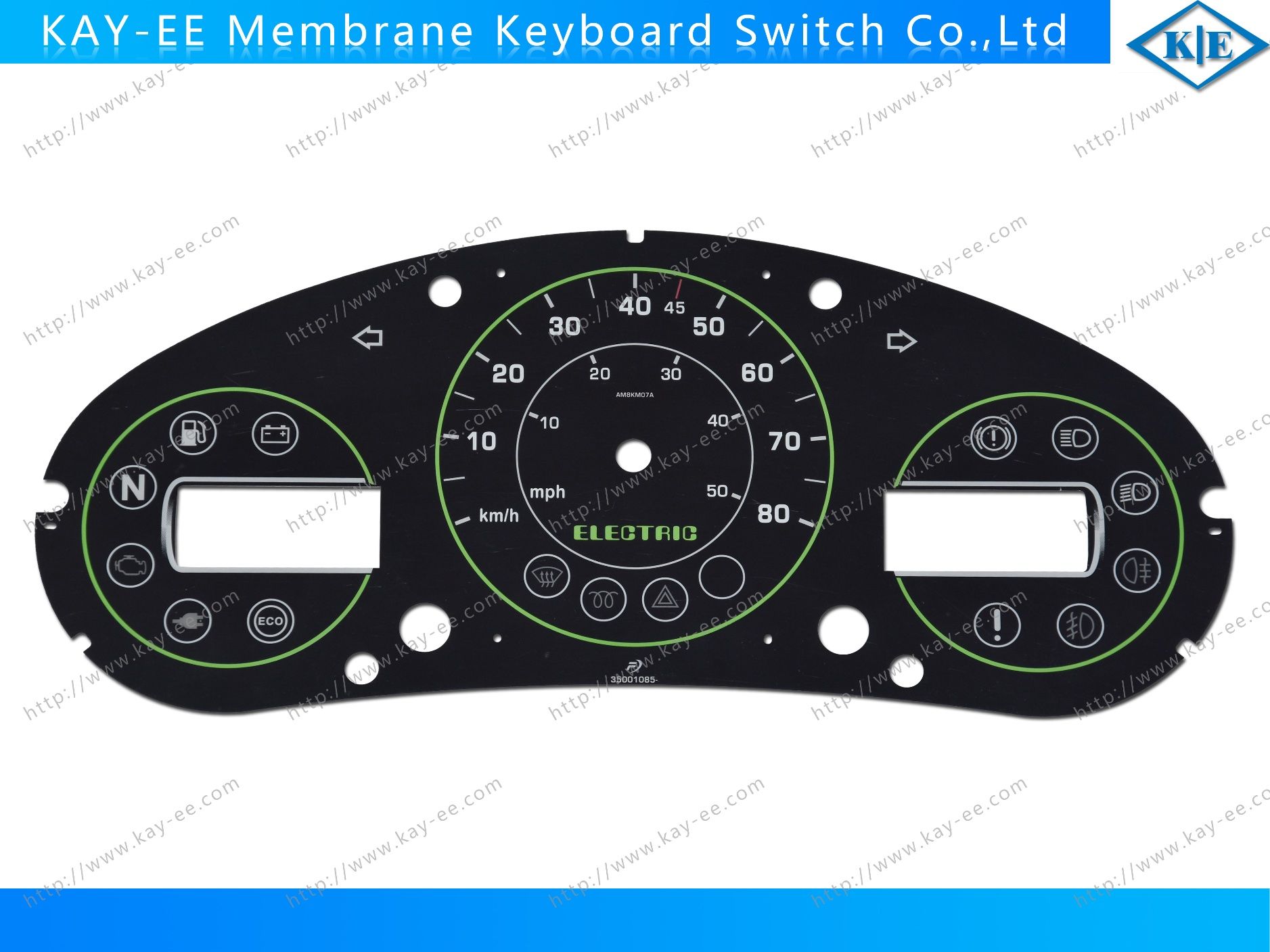 Automotive Graphic PC Control Label