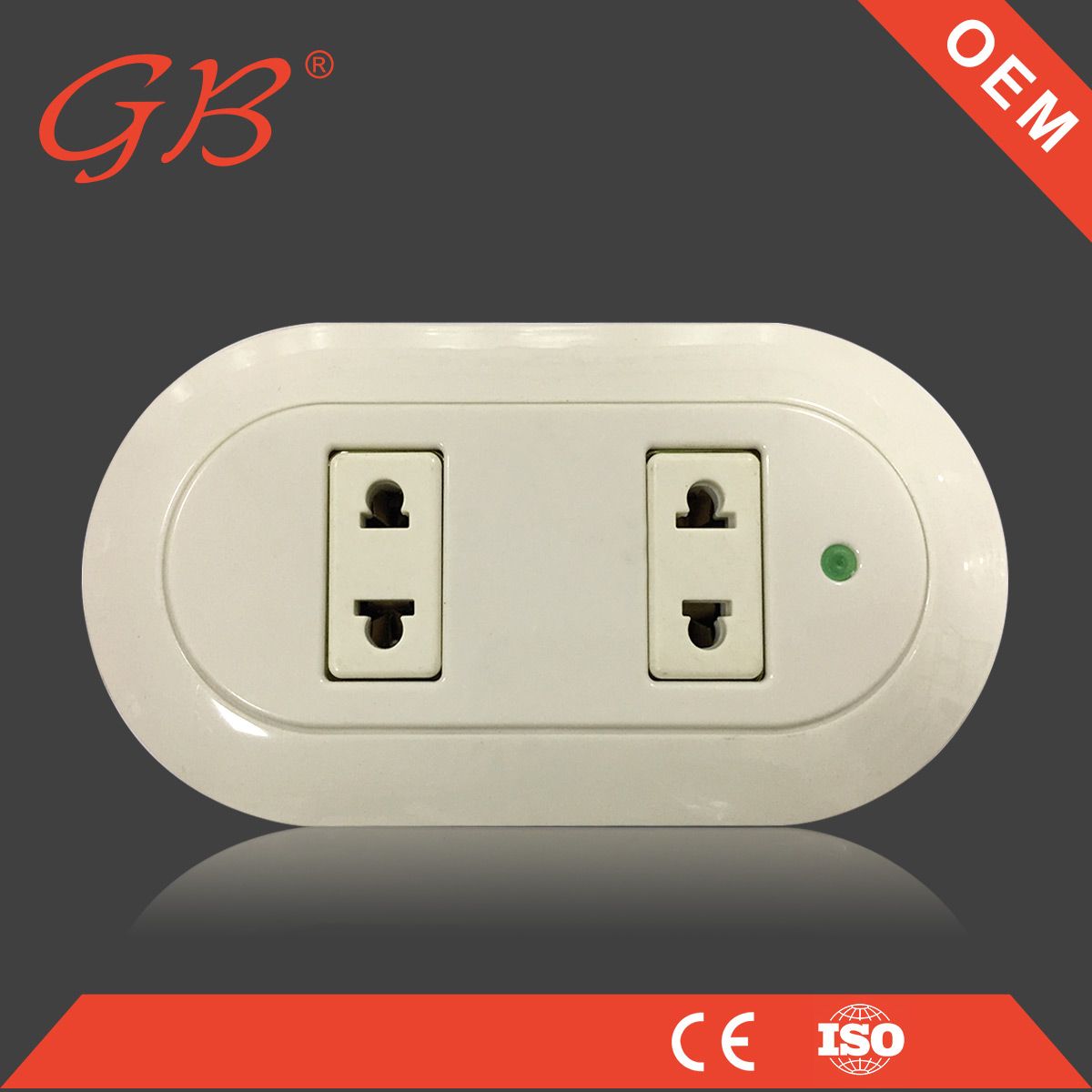 Hot Sale South American 2 Gang Socket Wall Switch Socket