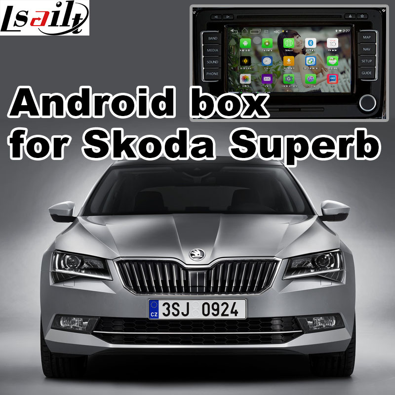 GPS Android GPS Navigation Box for Skoda Superb Video Interface