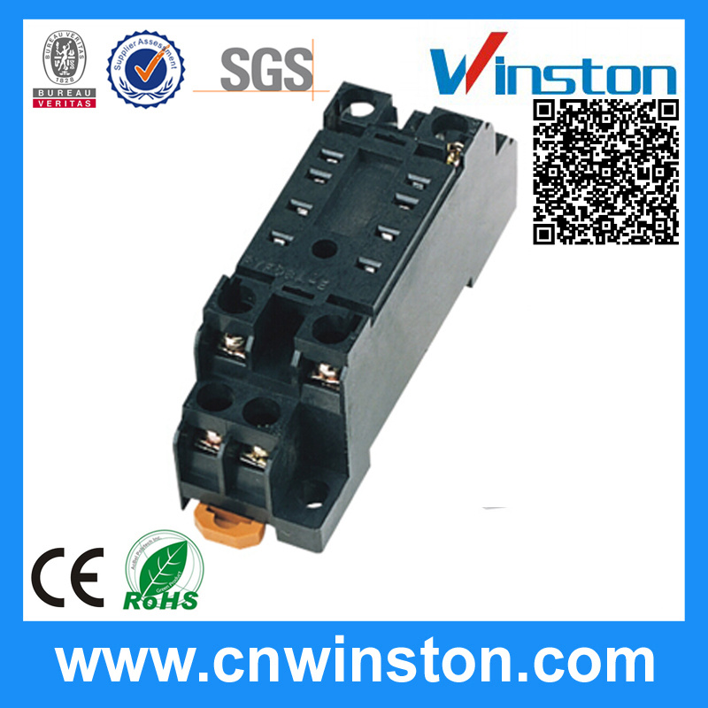 General Purpoe 8pin Automatic Plastic Solid State Relay Socket with CE