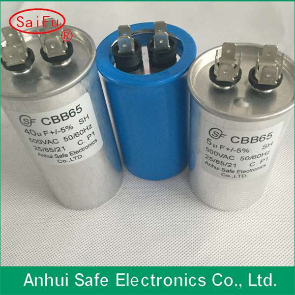 AC Motor Capacitor Cbb65 Capacitor Air Conditioner Capacitor