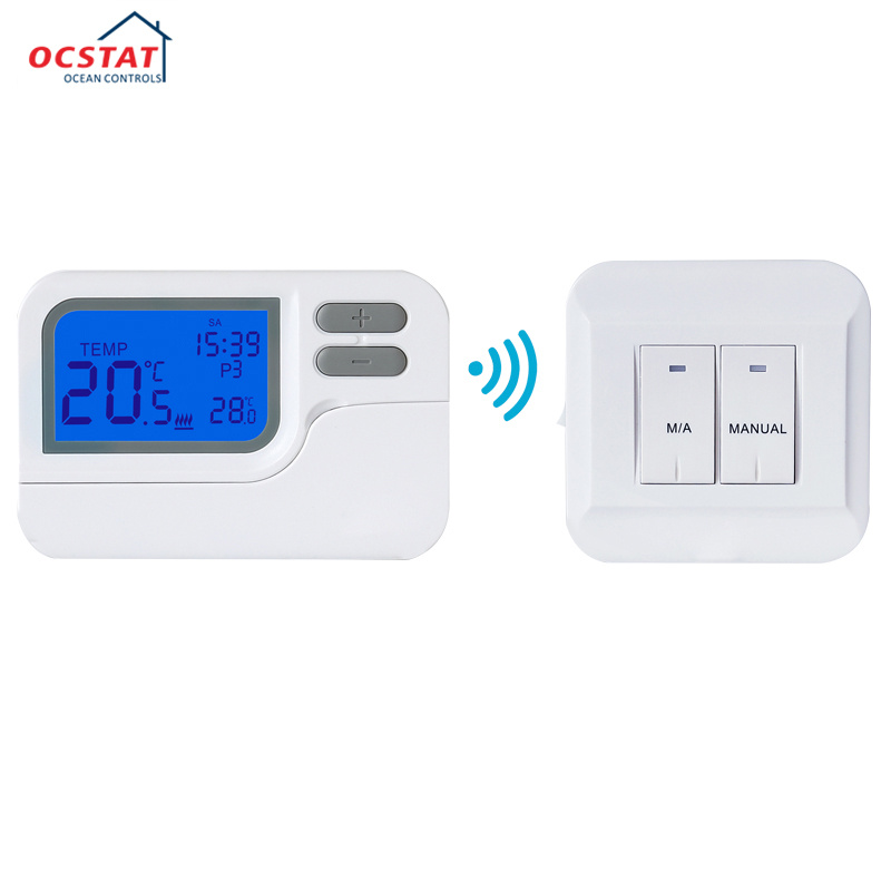 Boiler Programmable Easy Heat 868Hz Digital RF Wireless Room Thermostat