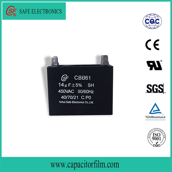 Metallized Film Fan Capacitor Cbb61