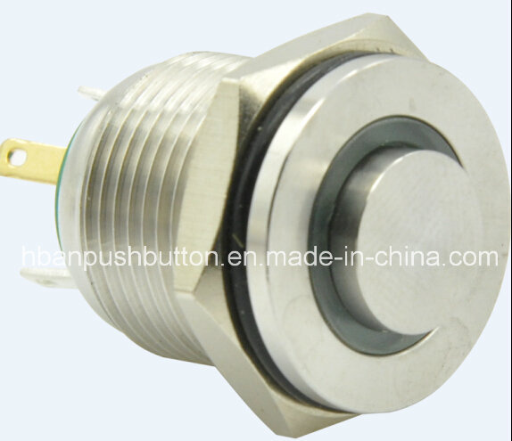 New 16mm High-Hyperplane Ring LED Push Button Switch