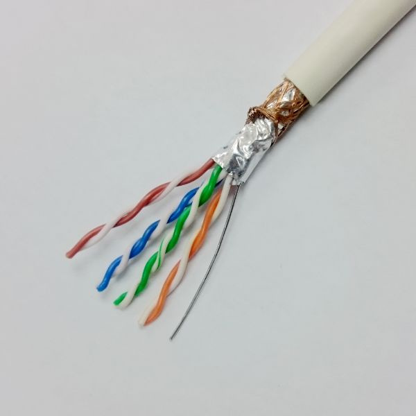 LSZH Cmr Cat 5e SFTP Double Sheild Ethernet Cable (ERS-1583252)