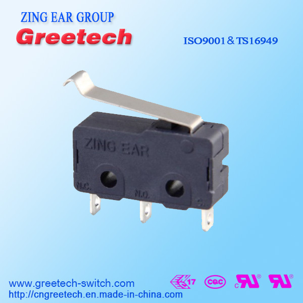 Long Life Miniature Micro Switch with ENEC/UL