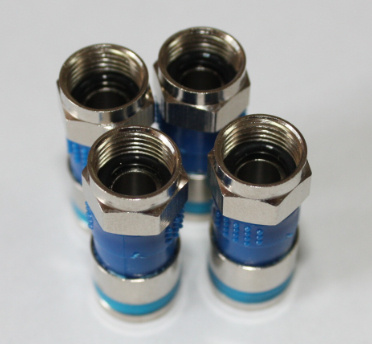 CATV RG6 F Connector RG6 Compression F Connector