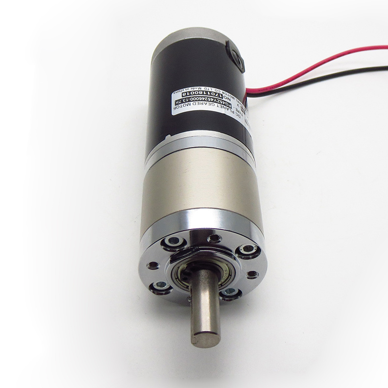 45mm Diameter 12V 24V DC Gear Motor with Encoder