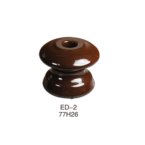 Electrical Components Porcelain Shackle Insulator Power Transmission Line