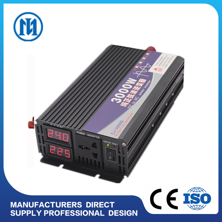 Pure Sine Wave Power Inverter 2000W Solar Power Inverter 12V DC to 220V AC Power Inverter