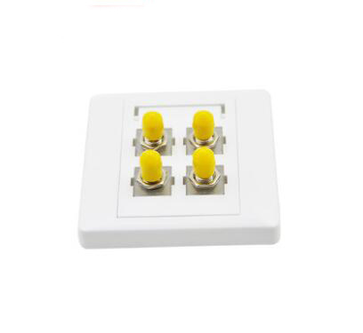 Fbt 4 Core St Simplex Fiber Optic Faceplate