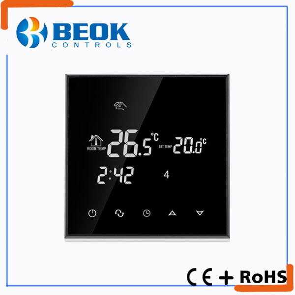 Beok New Design Digital Black Floor Heating System Thermostat (TGT70-EP)
