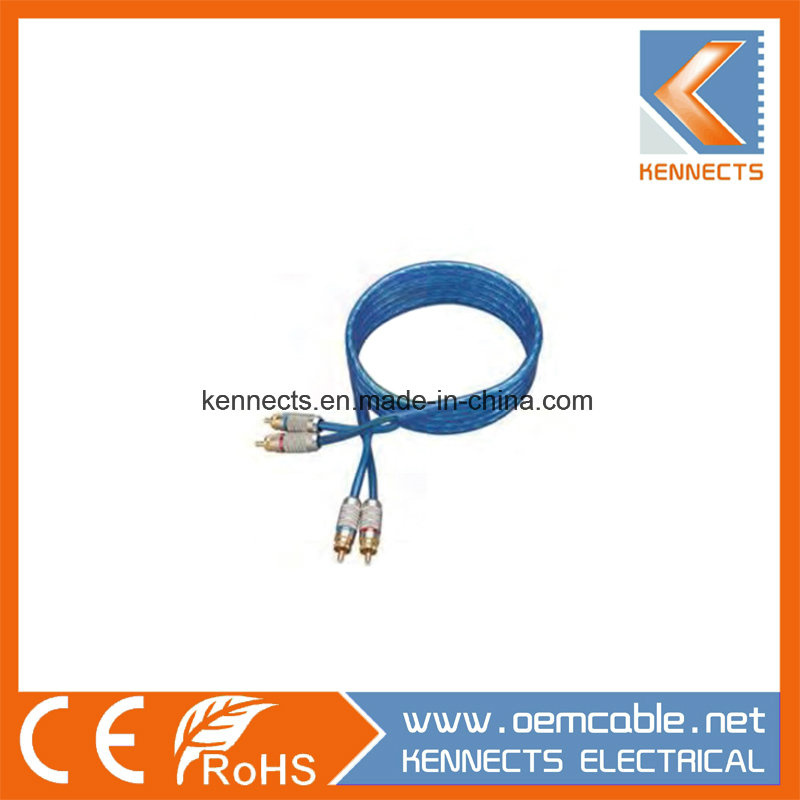 Ke Z5 HiFi Quality Cable Metal 2RCA to 2RCA Cable