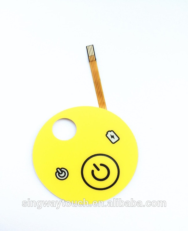 Professional One Button LED Membrane Switch Keypad