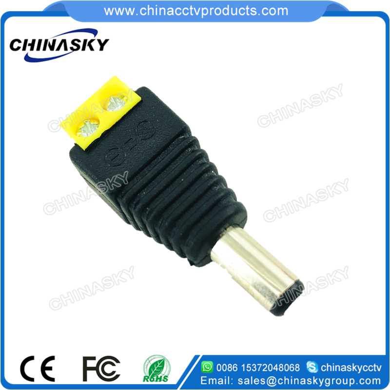 CCTV DC Power Connector with Yellow Screw Terminal (PC102YL)