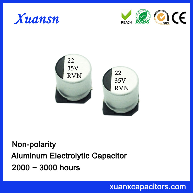 22UF 35V SMD Non Polarized Aluminum Electrolytic Capacitor