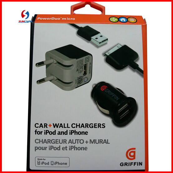 Griffen 3in1 Mobile USB Wall Charger for iPhone4/4s