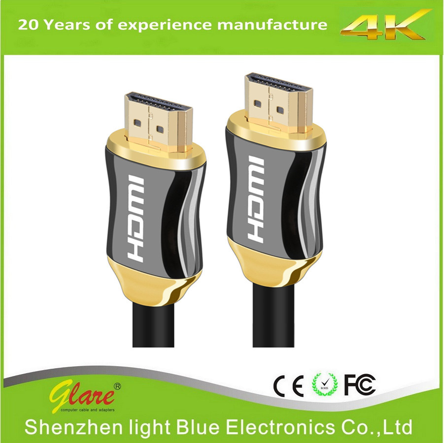 Shenzhen Manufacture 4K HDMI Cable with 3D